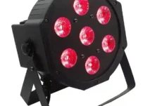 Led par 7 x 3 Watt in kleur rood.